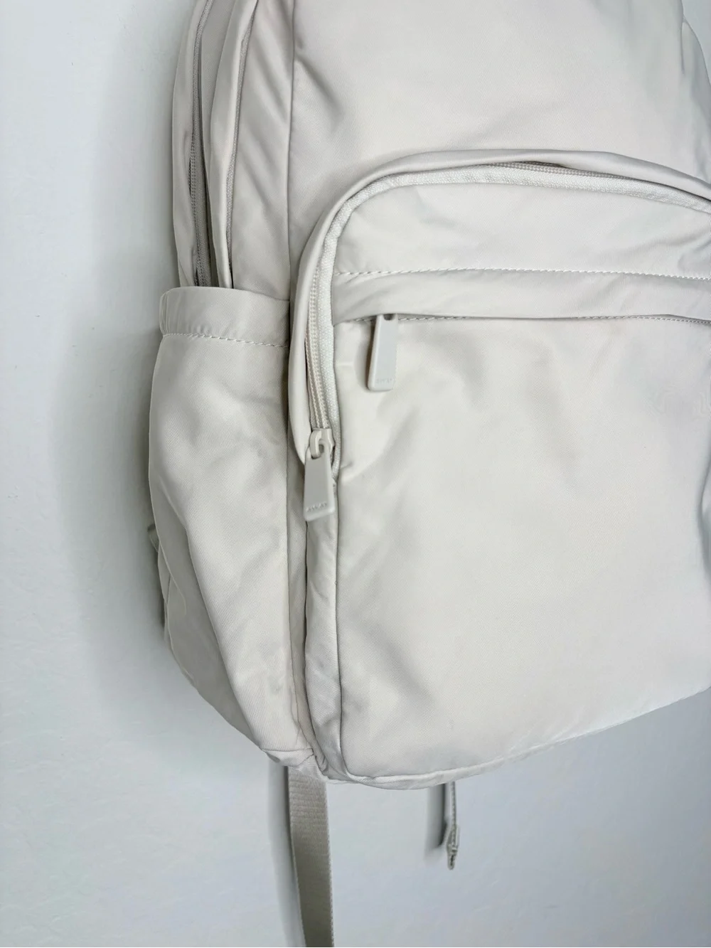 Away Large Featherlight Backpack Ivory Cream Travel Laptop Backpack Lightweight
